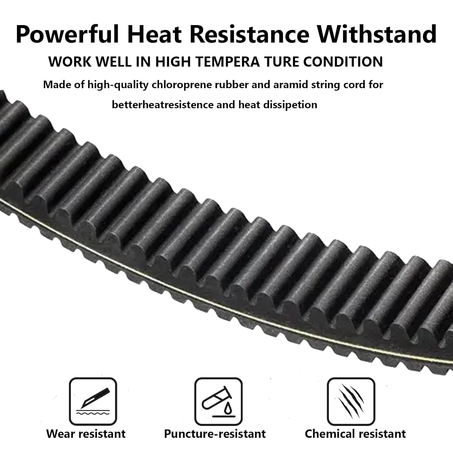 Drive Belt Compatible with Polaris Lite Deluxe 340 1993-1998/Lite GT 340 1993-97 3211058 220-13021