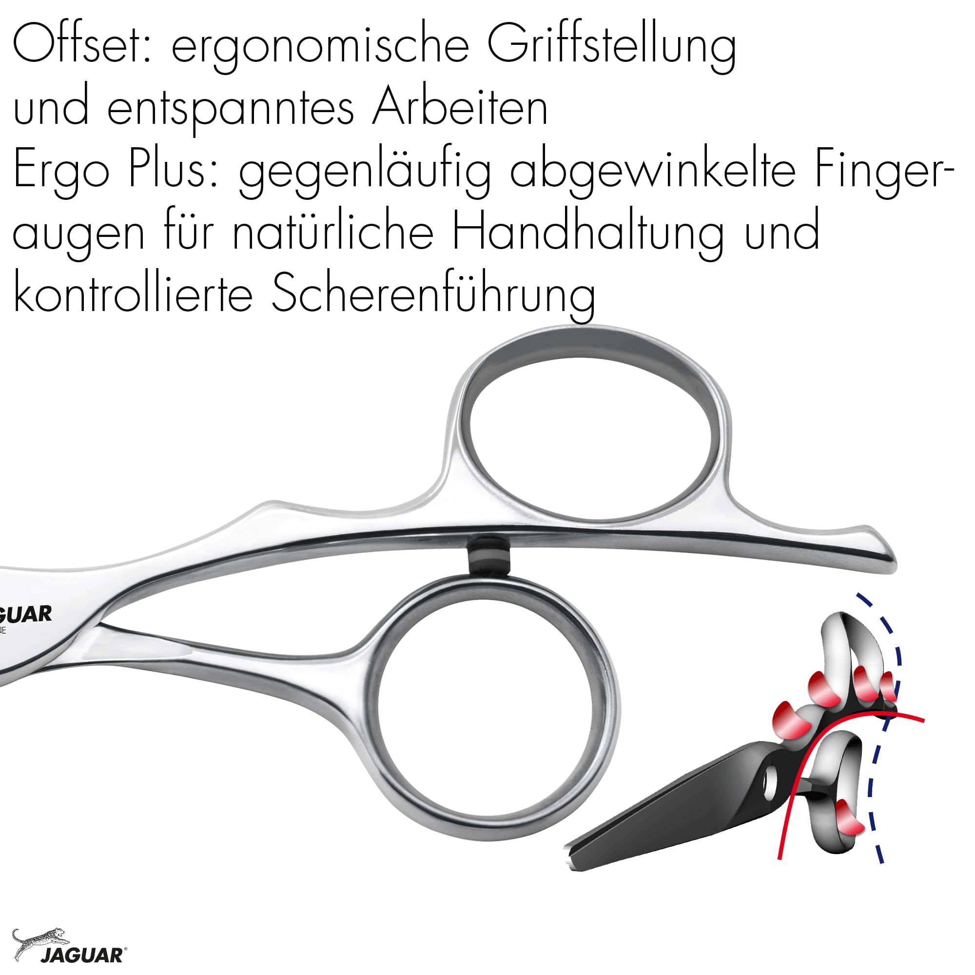 Jaguar Haarschere Silver Line Fame, 5,5 Zoll