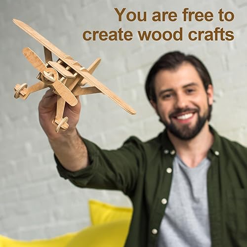 Miniatura 5 de 50 hojas de madera de tilo de 8 x 12 pulgadas, 0.079 in de grosor, hojas de madera fina rectangular sin terminar con superficies lisas para