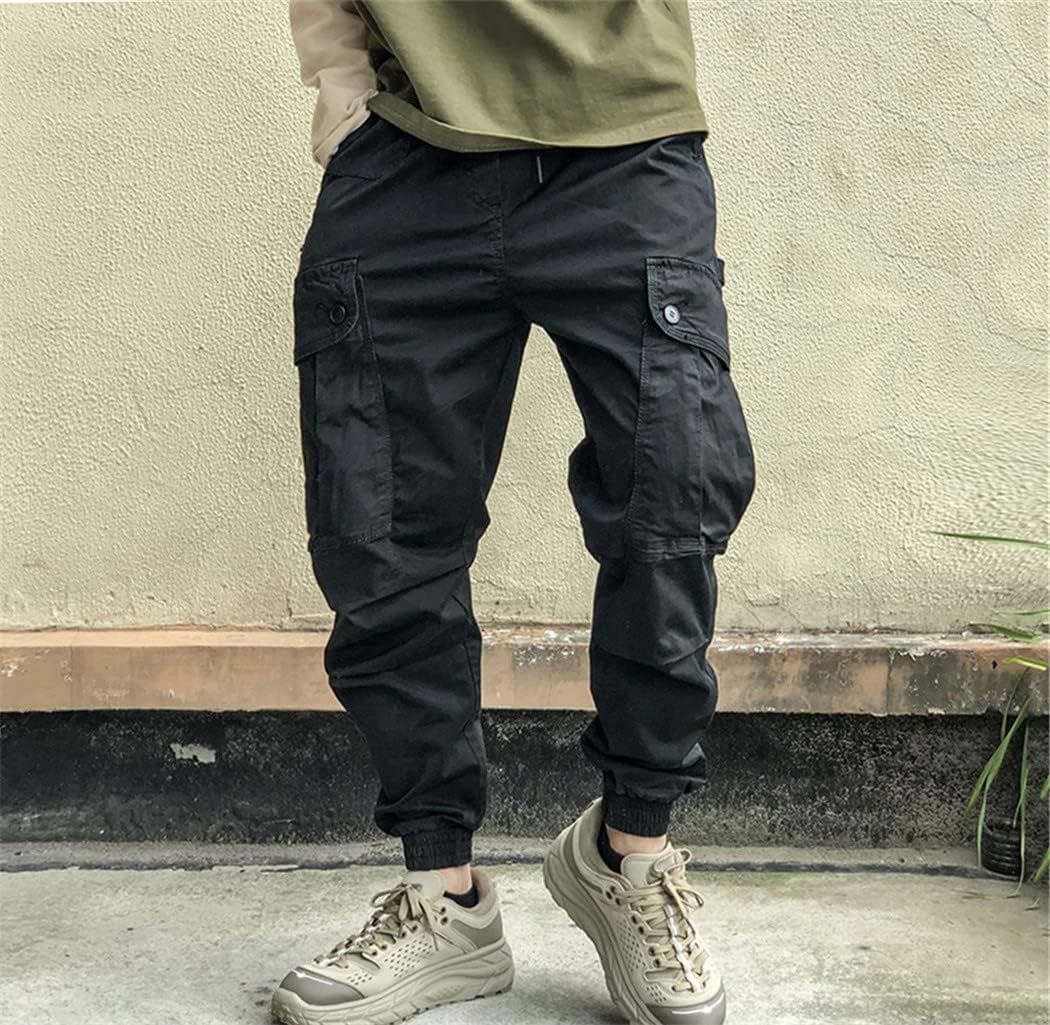 Spring Autumn Streetwear Military Cargo Pants Men Japanese Harajuku Tactical Black Joggers Trousers