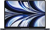 Apple MacBook Air Portable avec Puce M2 : écran Liquid Retina de 13,6 Pouces, 16 Go de RAM, 256 Go de Stockage SSD, Clavier rétroéclairé, caméra FaceTime HD 1080p ; Minuit - 1
