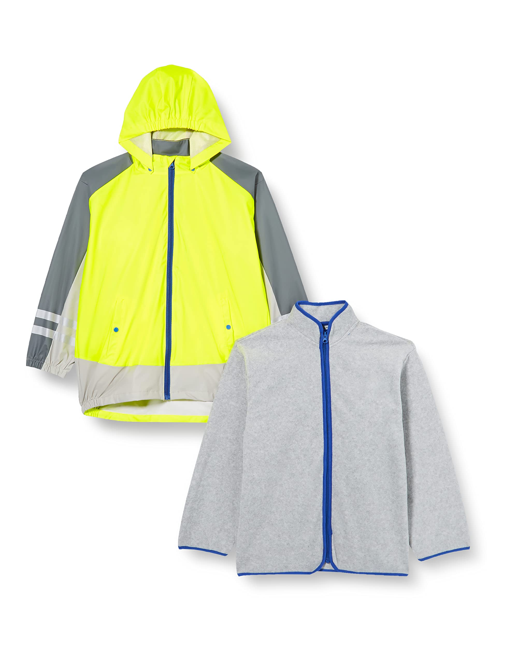 Playshoes Unisex Wasserdichte Funktions-jacke 3 in 1 Regenmantel Regenjacke Regenbekleidung (1er Pack)