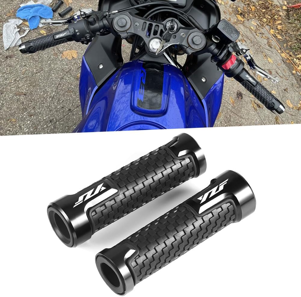 Handle Grips Fit for YZF R1 R3 R6 R7 R9 R125 R15 R25-2023 2024 2025 All Year | 2024 R7 Hand Grip Accessories 2025 R1 Handlebar Grip Accessories