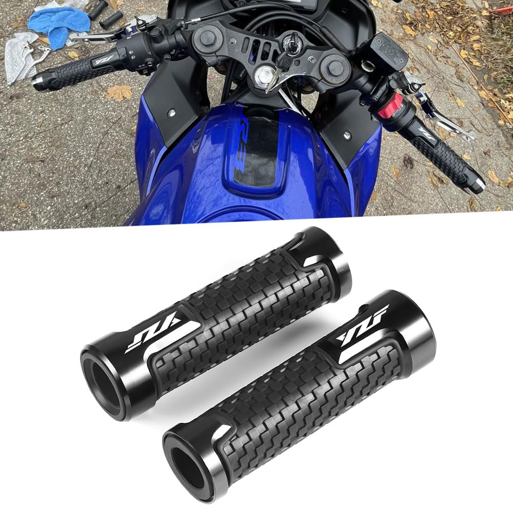 Handle Grips Fit for YZF R1 R3 R6 R7 R9 R125 R15 R25-2023 2024 2025 All Year | 2024 R7 Hand Grip Accessories 2025 R1 Handlebar Grip Accessories