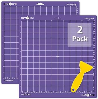 HTVRONT Strong Grip Cutting Mat 12x12, 2 Pack, Quilting & Crafting
