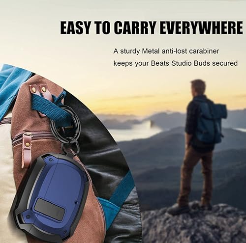 Miniatura 5 de Beats Studio Buds - Funda para hombre con kit de limpieza funda protectora GARTOO con bolígrafo de limpieza compatible con Beat Studio Bud carcasa