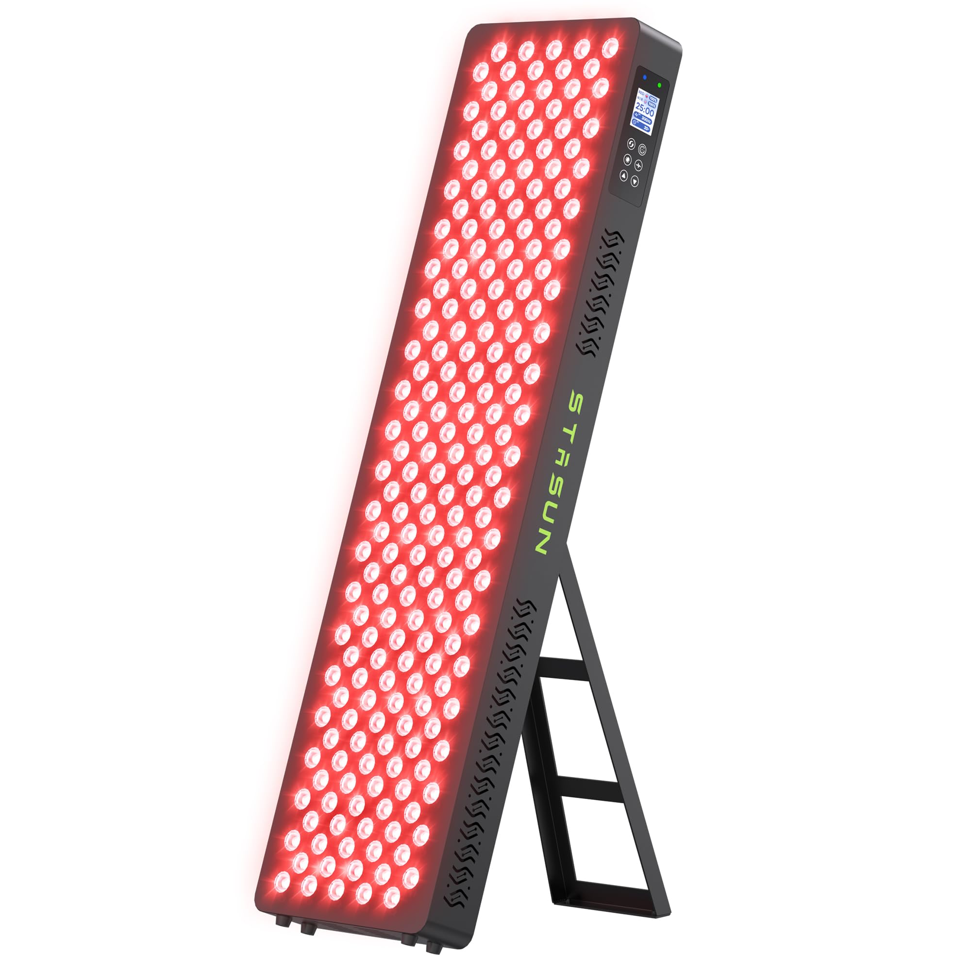 STASUN Dual-Chip urządzenie terapeutyczne z czerwonym światłem, 4 widma 660 i 850 nm, lampa z czerwonym światłem, 210 diod LED, 1050 W, lampa na podczerwień do pielęgnacji twarzy, kosmetyków, budowy