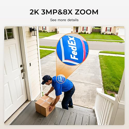 Miniatura 4 de Cámaras 2K para seguridad del hogar, cámara de seguridad para interiores y exteriores para bebéancianoperromascota, sistema de cámara de seguridad