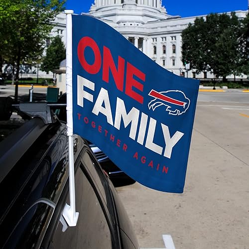 Miniatura 275 de Rico Industries NFL - Bandera de doble cara para automóvil, accesorio para auto B07NHSRDX2