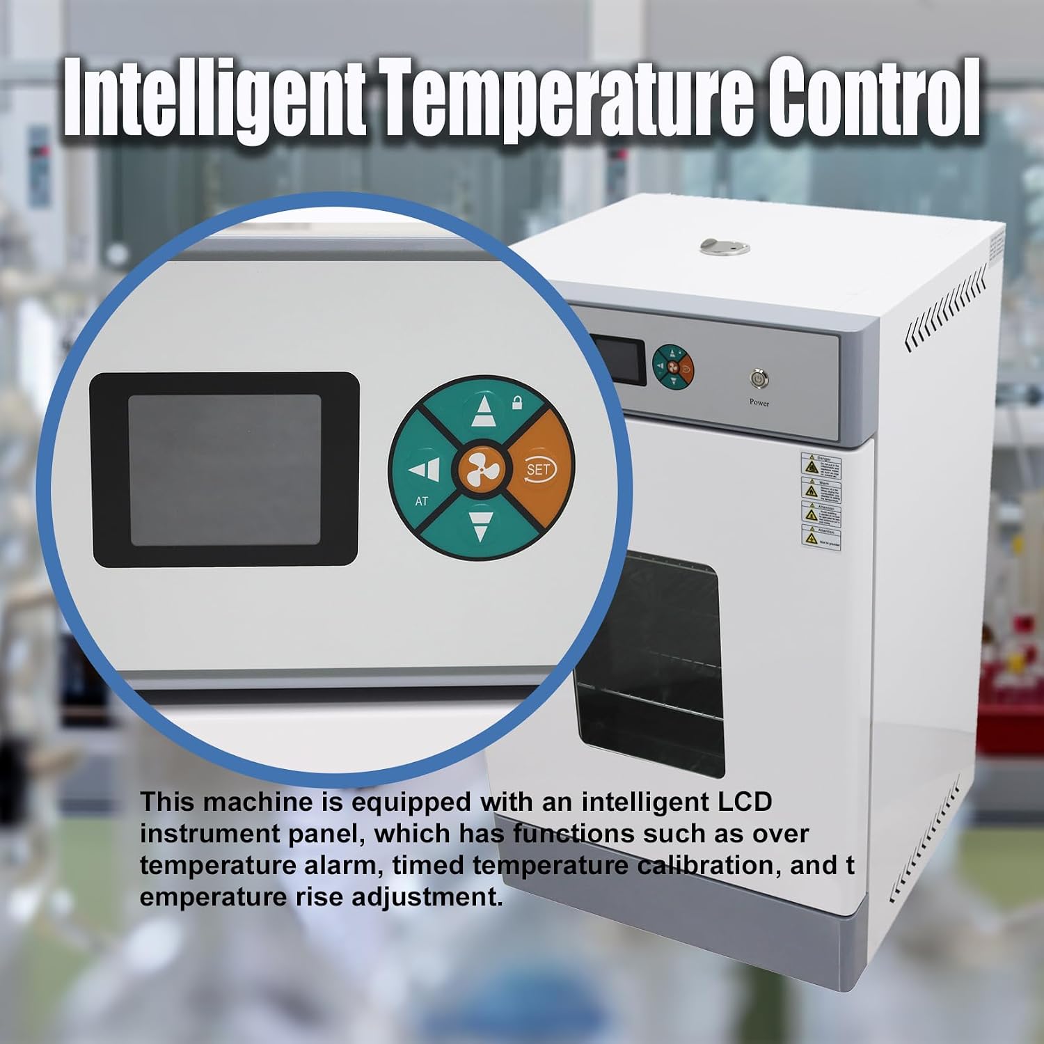 210L Lab Digital Forced Air Convection Drying Oven RT+10-300℃ Large-capacity Heating Oven Adjustable Fan Speed 220V 28.9×25.78×47 inches 3KW
