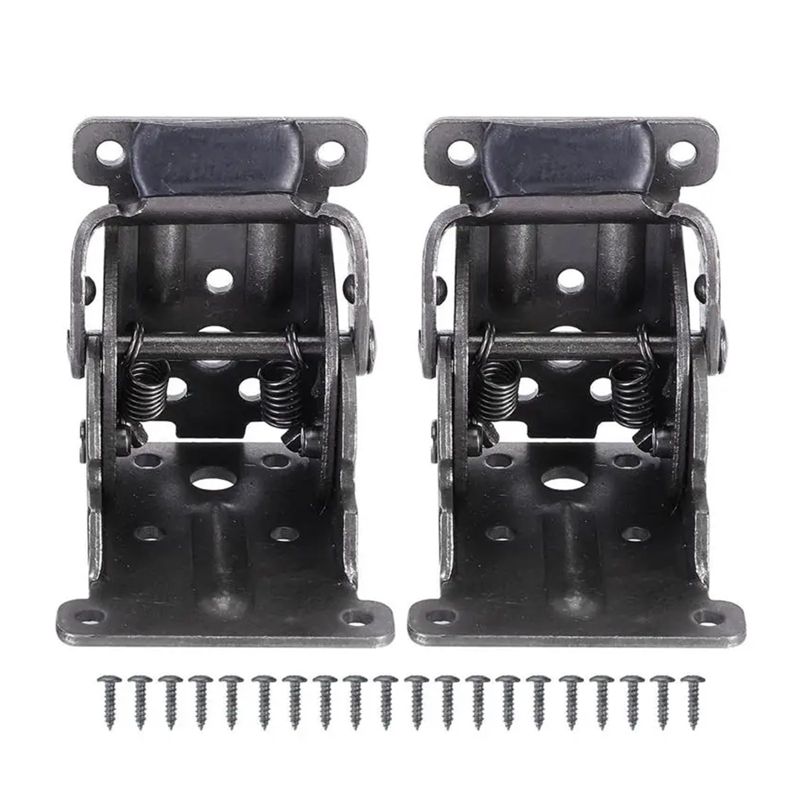 Folding Table Leg Bracket 2pcs Heavy-Duty with 90-Degree Self-Locking Hinges with Screws