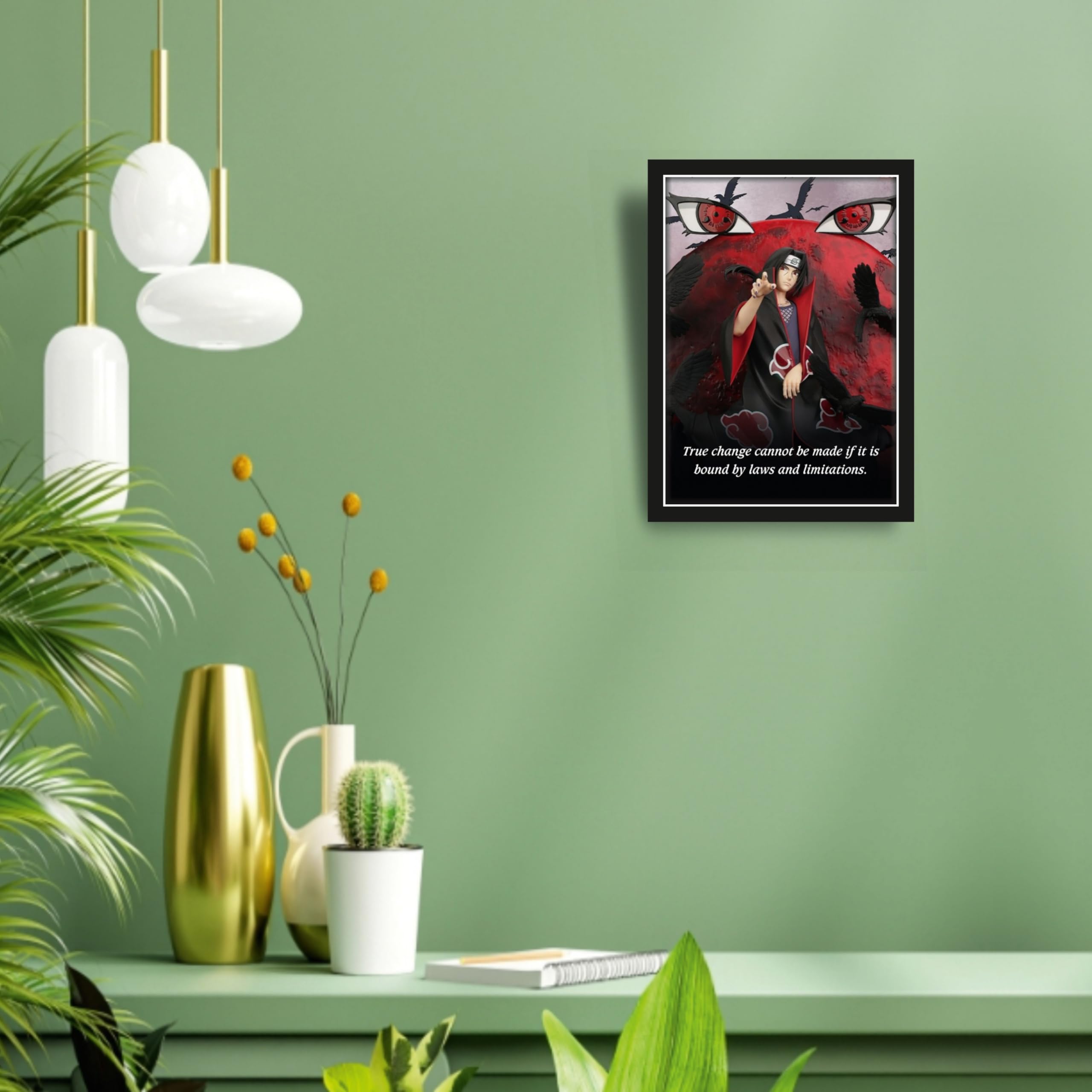 Itachi Uchiha True Change Quote Photo Frame – 9.25 x 12.8 inch – view 2