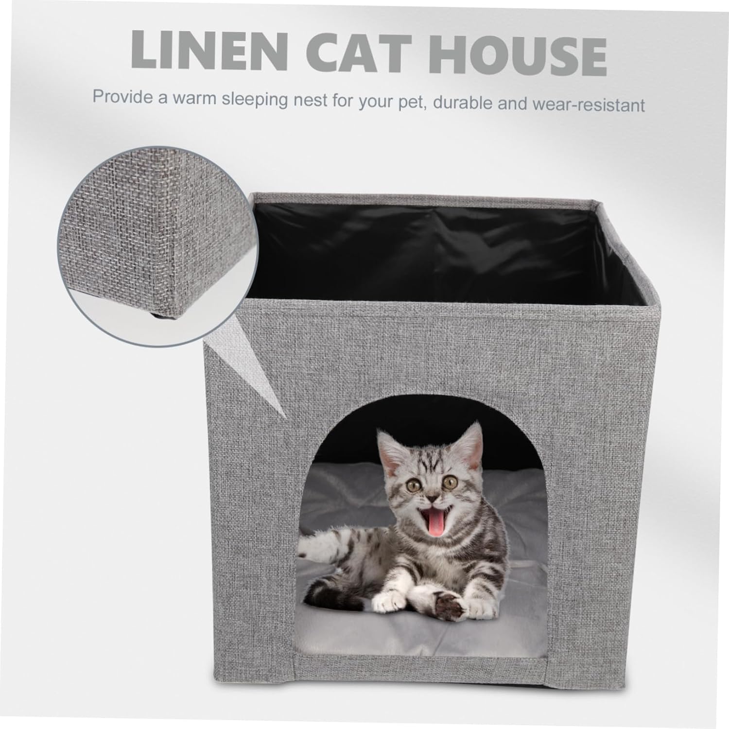 Garneck Multi Functional Cat House Breathable Comfortable Sleeping Nest for Dogs and Cats High Grade Material for Year Use Pet Sleeping Environment