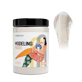 KAMENSKAYA Texture Paste 1.6 kg (1 Litre) - Modelling Paste for Acrylic Painting - Professional Texture Paste
