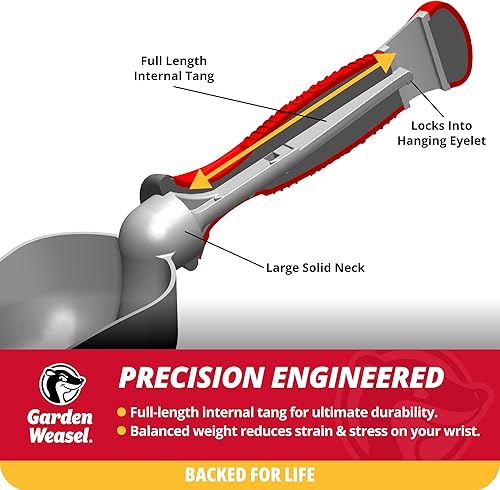 Miniatura 6 de Garden Weasel Cuchara para macetas - De gran tamaño  Excavación y transporte  Herramientas de excavación manual para plantar y jardinería, pala de