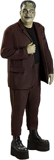 Plus Size Herman Munster Costume | Adult The Munsters Father Figure Complete Outfit with Jacket & Frankenstein Headpiece