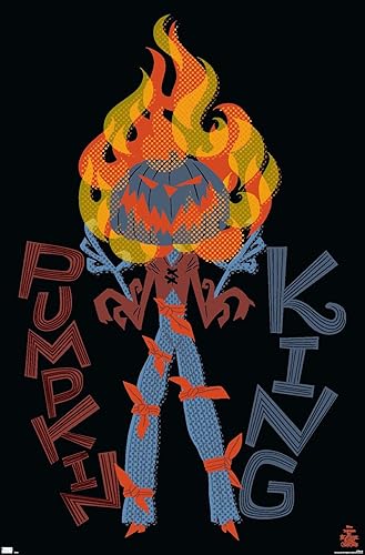 Trends International Disney Tim Burton's The Nightmare Before Christmas - Póster de pared del rey calabaza, 14.725 x 22.375 pulgadas, versión