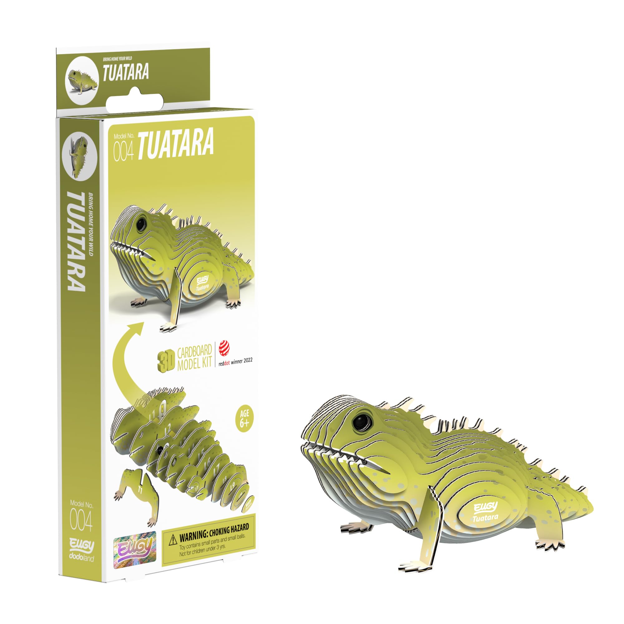 EUGY Tuatara 3D Model Craft Kit