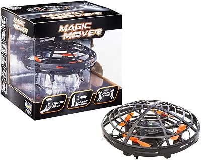 Revell 241079090 RC Quadcopter Magic Mover, Fun-Drohne, Steuern durch Handbewegung Quadrokopter mit Wurf-Start-Funktion, schwarz