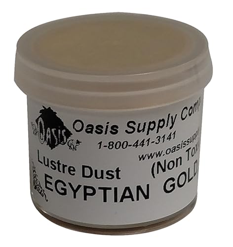 Oasis Supply Lustre Dust, oro egipcio (Super Gold), 0.07 oz