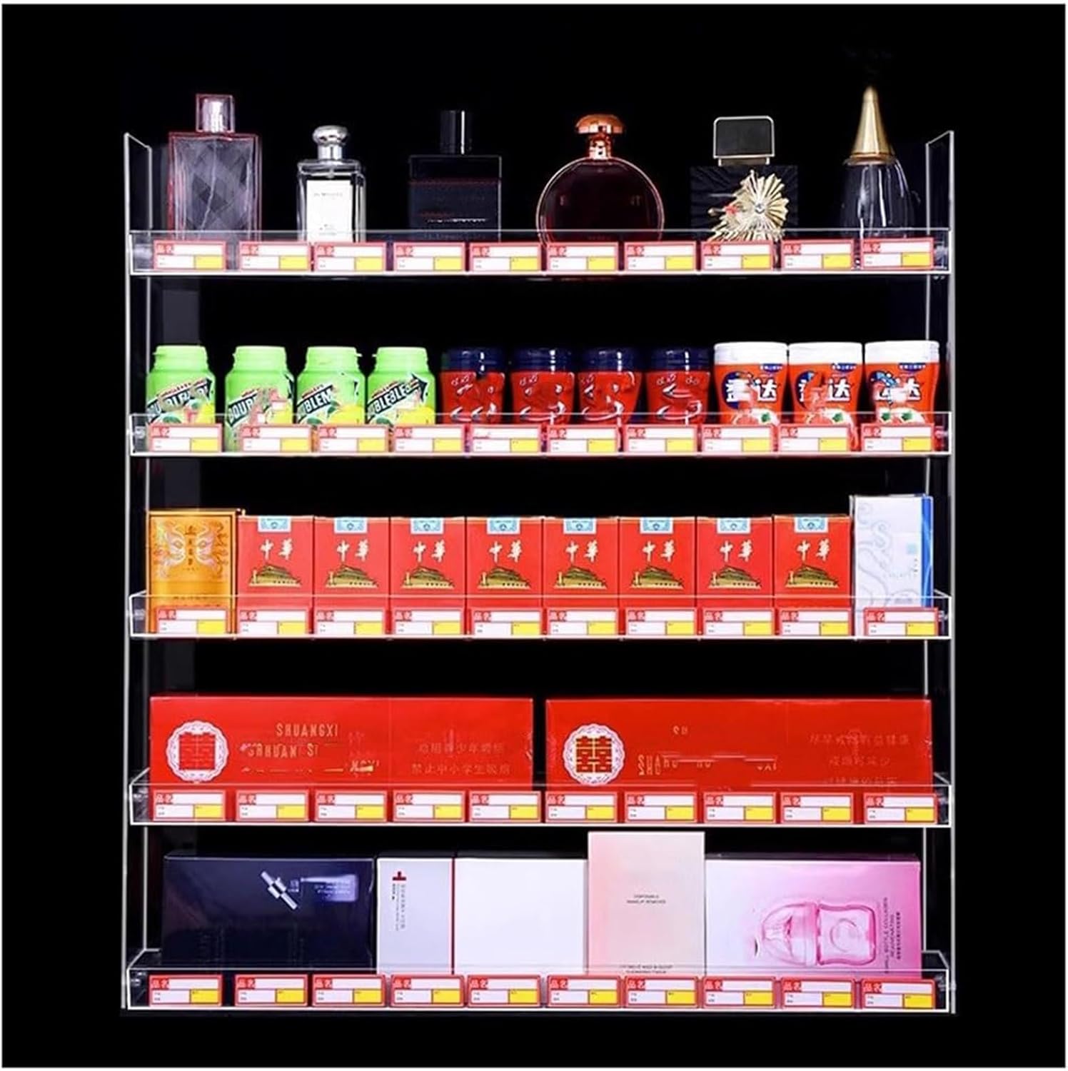 7層 タバコディスプレイホルダー - 店舗用タバコラックディスプレイ