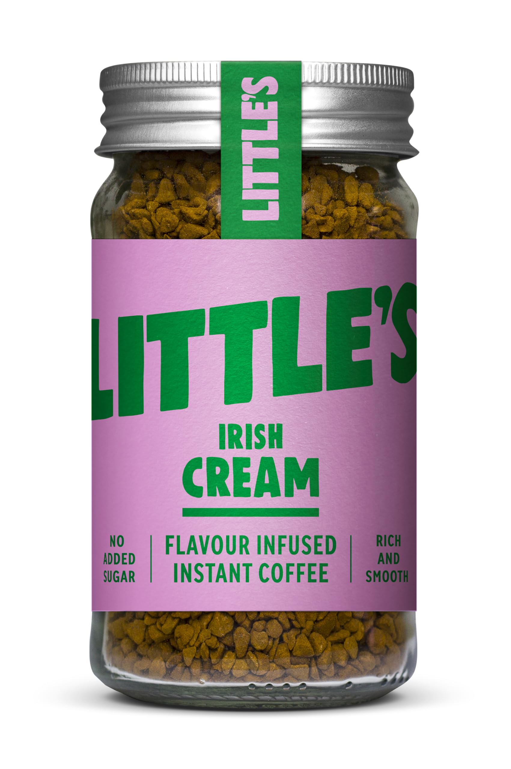 Little’s Irish Cream Instant Coffee – No Added Sugar, Freeze-Dried Flavored Coffee (1.76 Ounce, Irish Cream) 14 Servings Per Jar