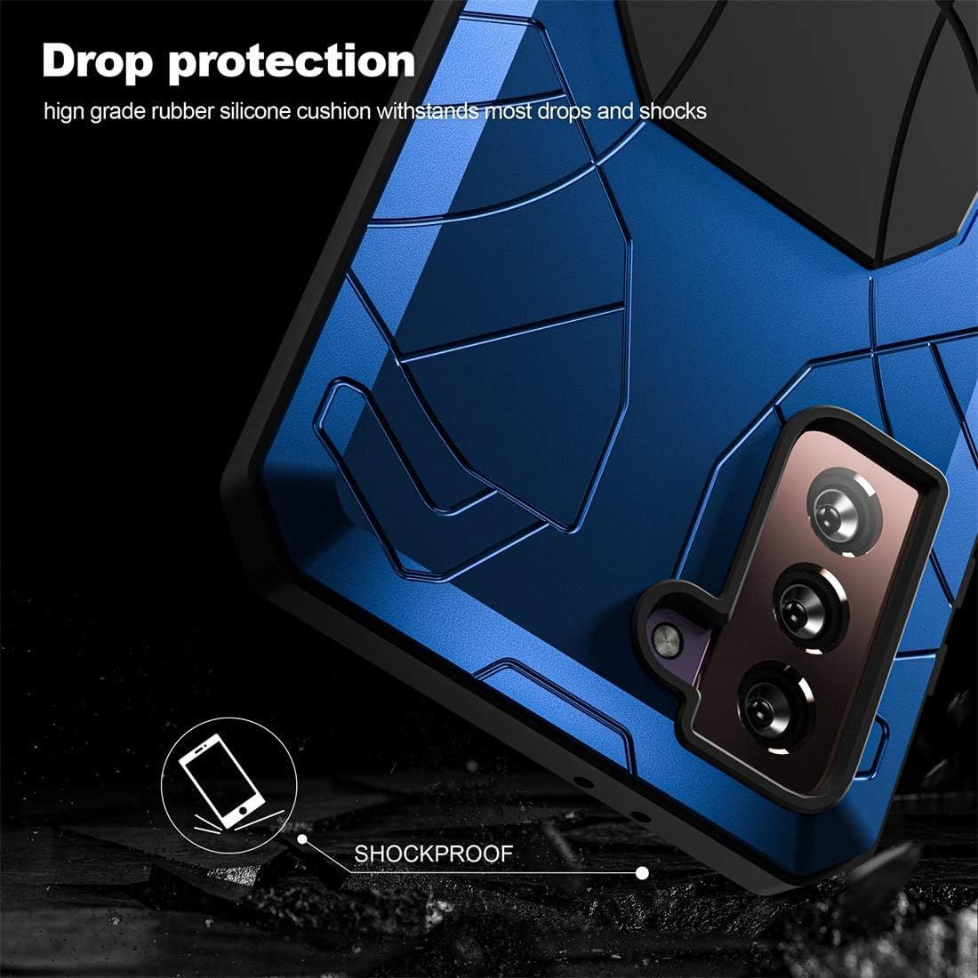 Onе-Dау Sаlе: Uр tо 70% оƒƒ Feitenn Rugged Shockproof Case for Samsung Galaxy S21 Plus Metal Bumper, Heavy Duty Cover Armor Military Rubber Silicone Defender Men Outdoor Gift Shell for Samsung Galaxy S21 Plus 5G 2021 - Blue Rеvіеw Feitenn Rugged Shockproof Case for Samsung Galaxy S21 Plus Metal Bumper, Heavy Duty Cover Armor Military Rubber Silicone Defender Men Outdoor Gift Shell for Samsung Galaxy S21 Plus 5G 2021 - Blue