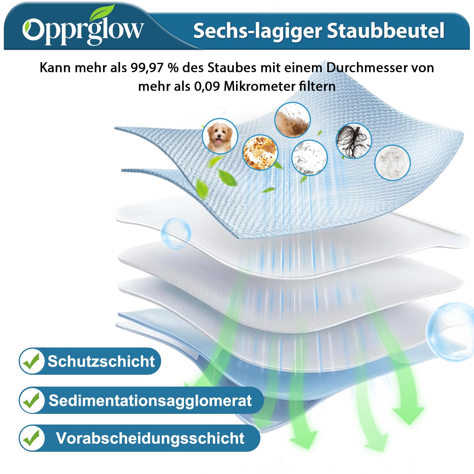 8 sacchetti per aspirapolvere Kärcher NT30/1 (2.889-154.0) in tessuto non tessuto, NT 30/1 30 L 30L NT 30/1 Ap Te L, NT 30/1 Ap L, NT 40/1, NT 50/1,30L per aspirapolvere Kärcher