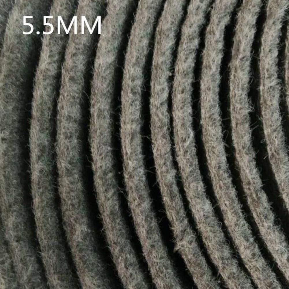 InLiMa Hochzeitsgang-Teppich, grau, verdickt, 5,5 mm lang, Rollenteppich, geeignet for Treppen, Büro (Color : Gray, Size : 1x5m)