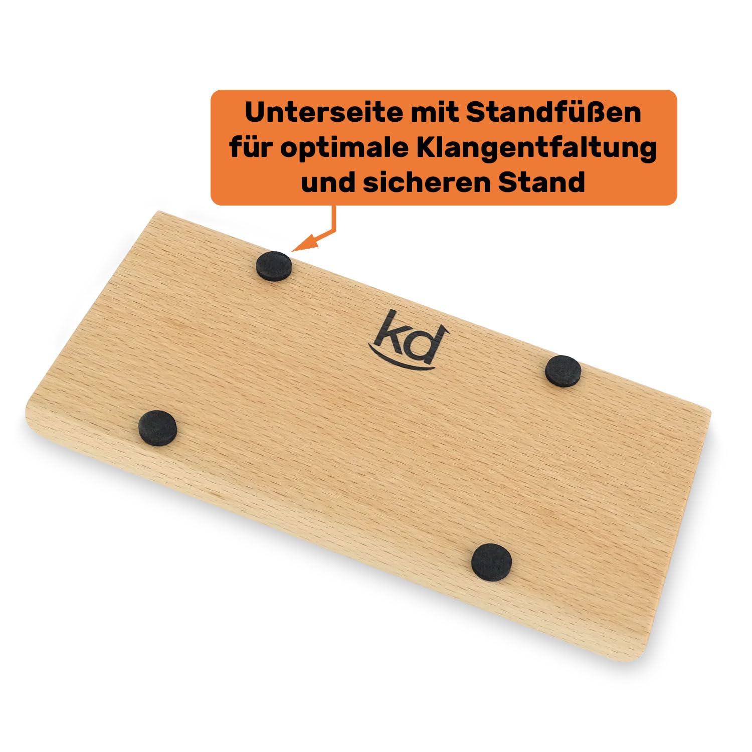 keepdrum KDC3 Baguettes sonores Energy Chimes 3 sons avec maillet