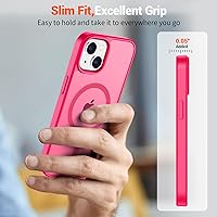 Vista 852 de SUPFINE - Funda magnética para iPhone 13 Pro Max (compatible con MagSafe), (protección contra caídas de grado militar de 10 pies), delgada, Negro