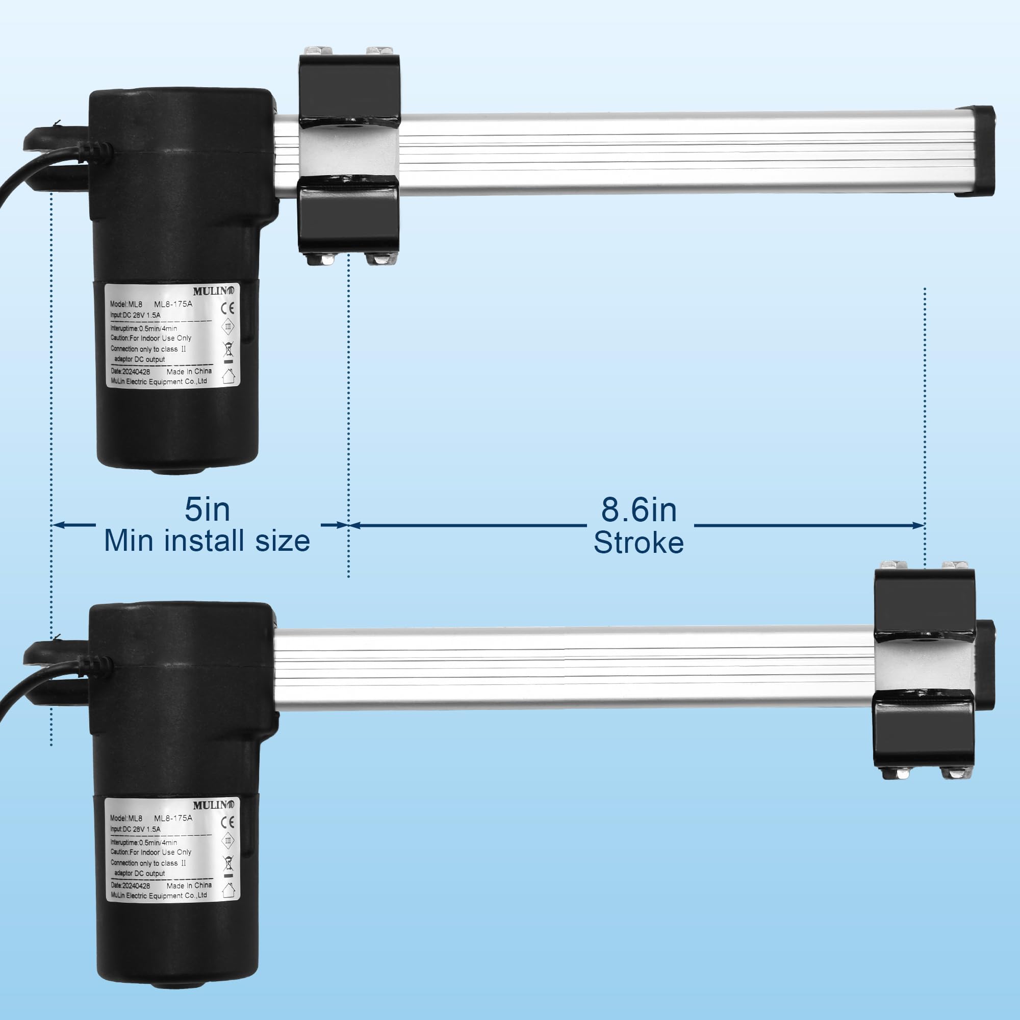 Fromann Power Relaxmotor ML8-175A für Hebestühle Betten Stellantrieb Reparatur Ersatz