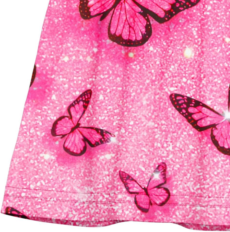 LQSZ Matching Girls & Doll Pajamas Set for Toddler Girls Short Sleeves Cute Outfit Sleepwear - Image 7