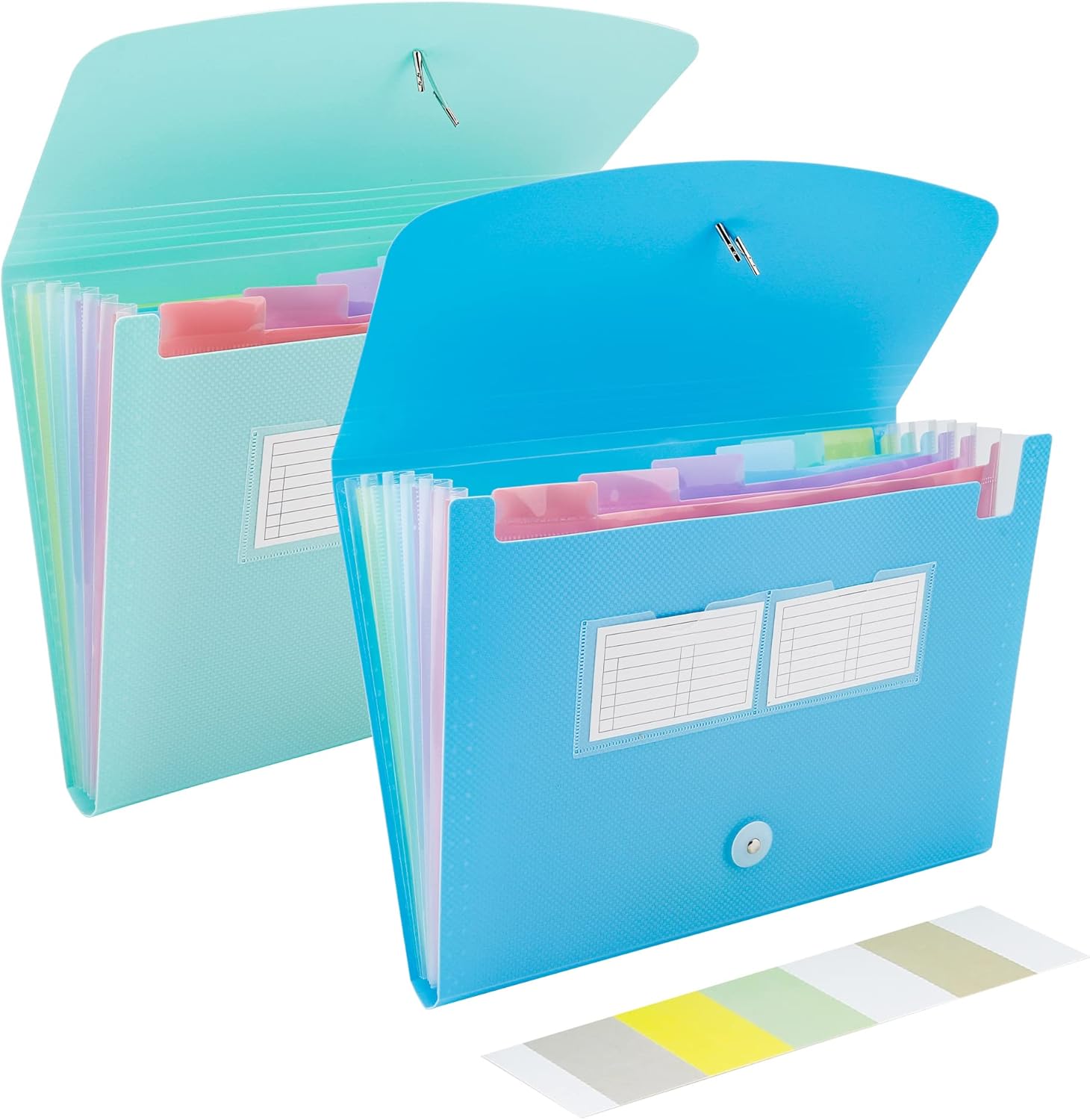 Maimis 2 Pcs Accordion File Organizer, 7 Pocket Expanding