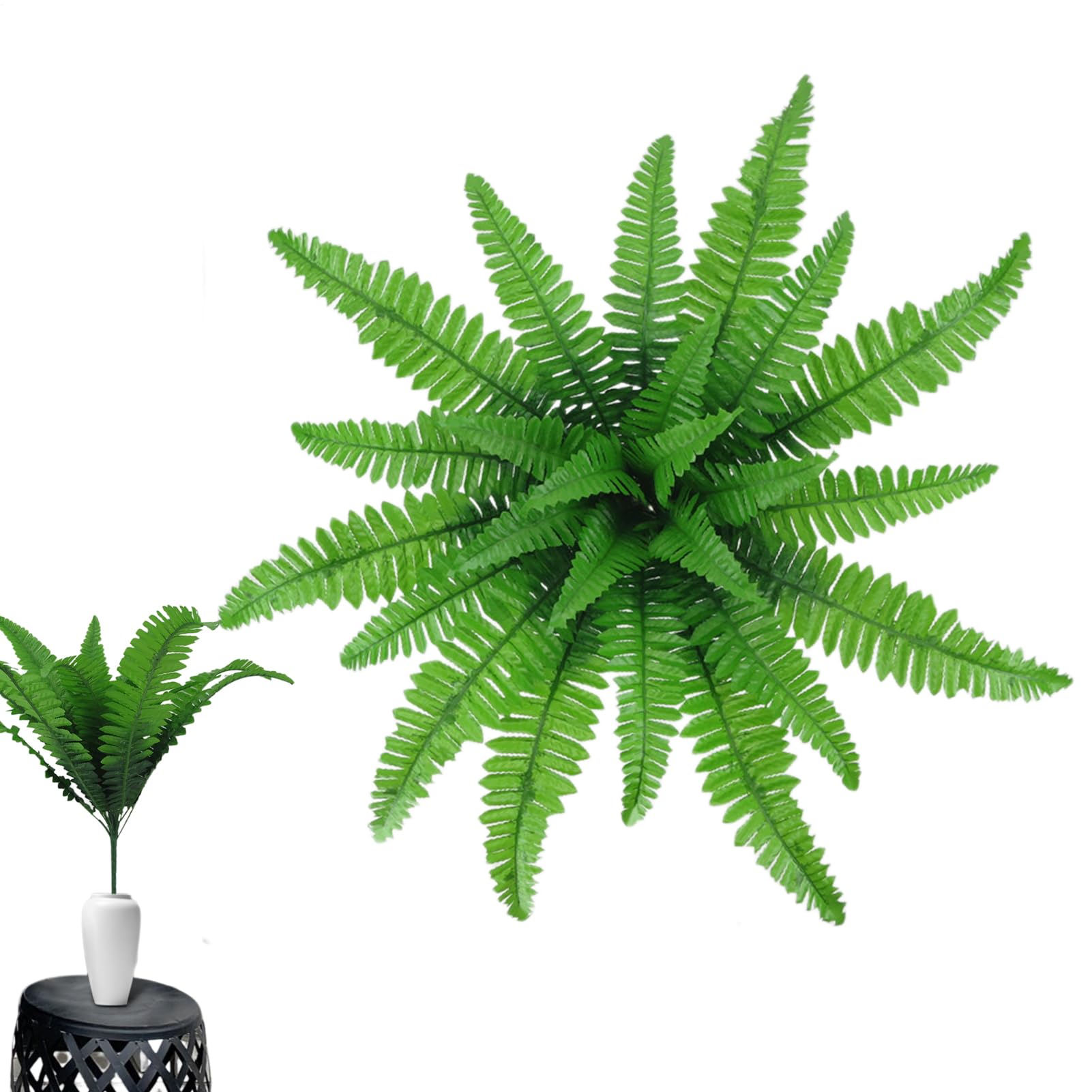 Fougères artificielles de véranda et jardin - Végétation réaliste pour un salon verdoyant