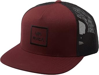 RVCA Mens Trucker Hat, Adjustable Snapback Cap for Streetwear & Skating, Lightweight Breathable All-Day Comfort