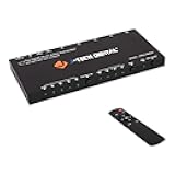 J-Tech Digital HDMI Audio Extractor Switcher 4x1 HDMI 2.0 4K 60Hz with 18Gbps, HDCP 2.2, HDR10, Analog/Digital Audio Output, Supporting CEC, ARC, with IR Remote and auto-Switching [JTECH-SWE41]