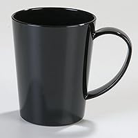Vista 16 de Carlisle FoodService Products Taza de café de plástico con asa grande para bufés, hogar y restaurante, Tritan, 12 onzas, color negro