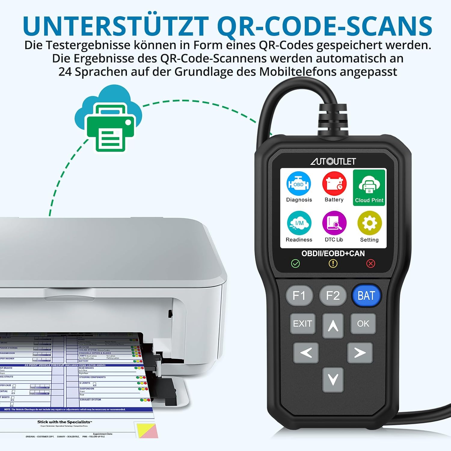 OBD2 diagnosztikai eszköz csatlakozása