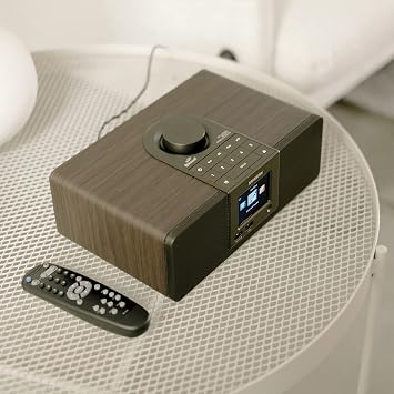 Sangean WFR-32 Internet Radio/AUX/Bluetooth/Smart Local Radio Preference Management/USB Playback and Phone Charging Digital Wooden Cabinet Radio