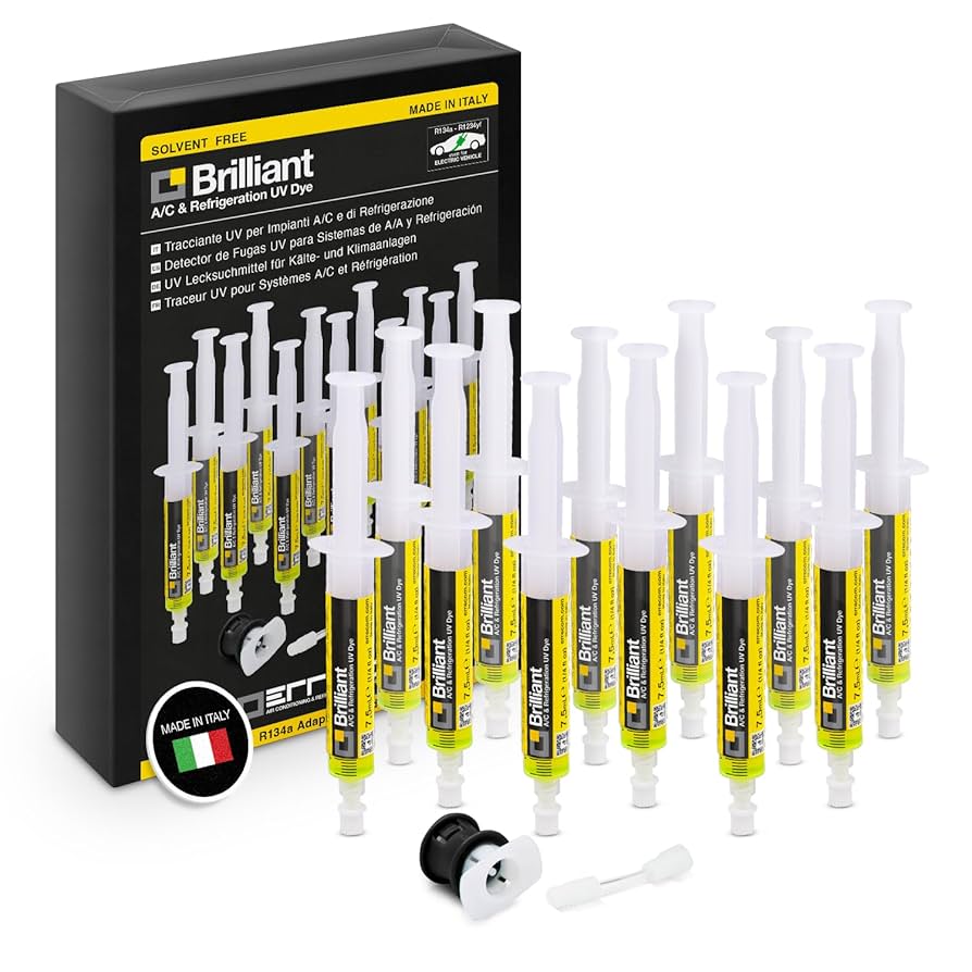 TBC EGF 　M。 ERRECOM Brilliant - 12 x 7.5 ml, Fluorescent UV Dye for
