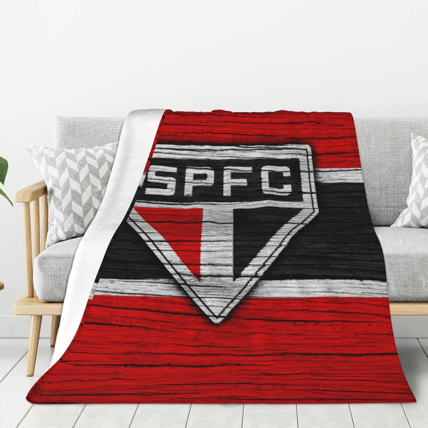 São Paulo FC Throw Blanket Soft Blanket Flannel Fleece Blanket 80"x60" Blanket
