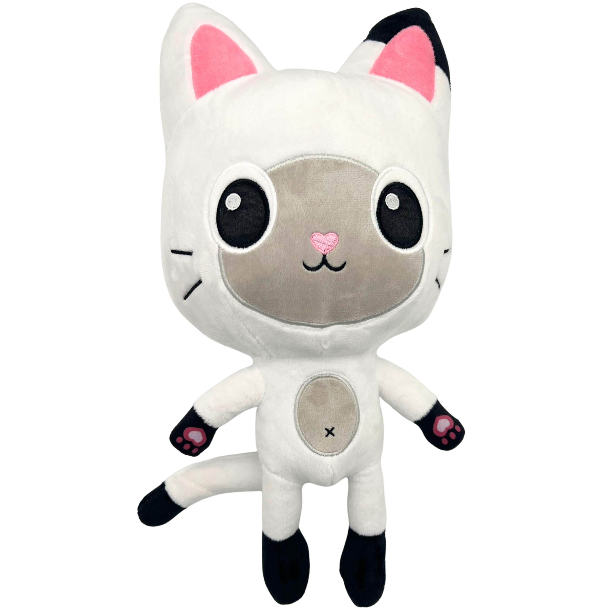 PLAY BY PLAY Gabby's Dollhouse Plush Toys - Gabby & Pandy Paws Cat - 46 cm Cuddly Toy Set | Soft Stuffed Toy from the Popular Netflix Series Children & Fans (Panda Paws)