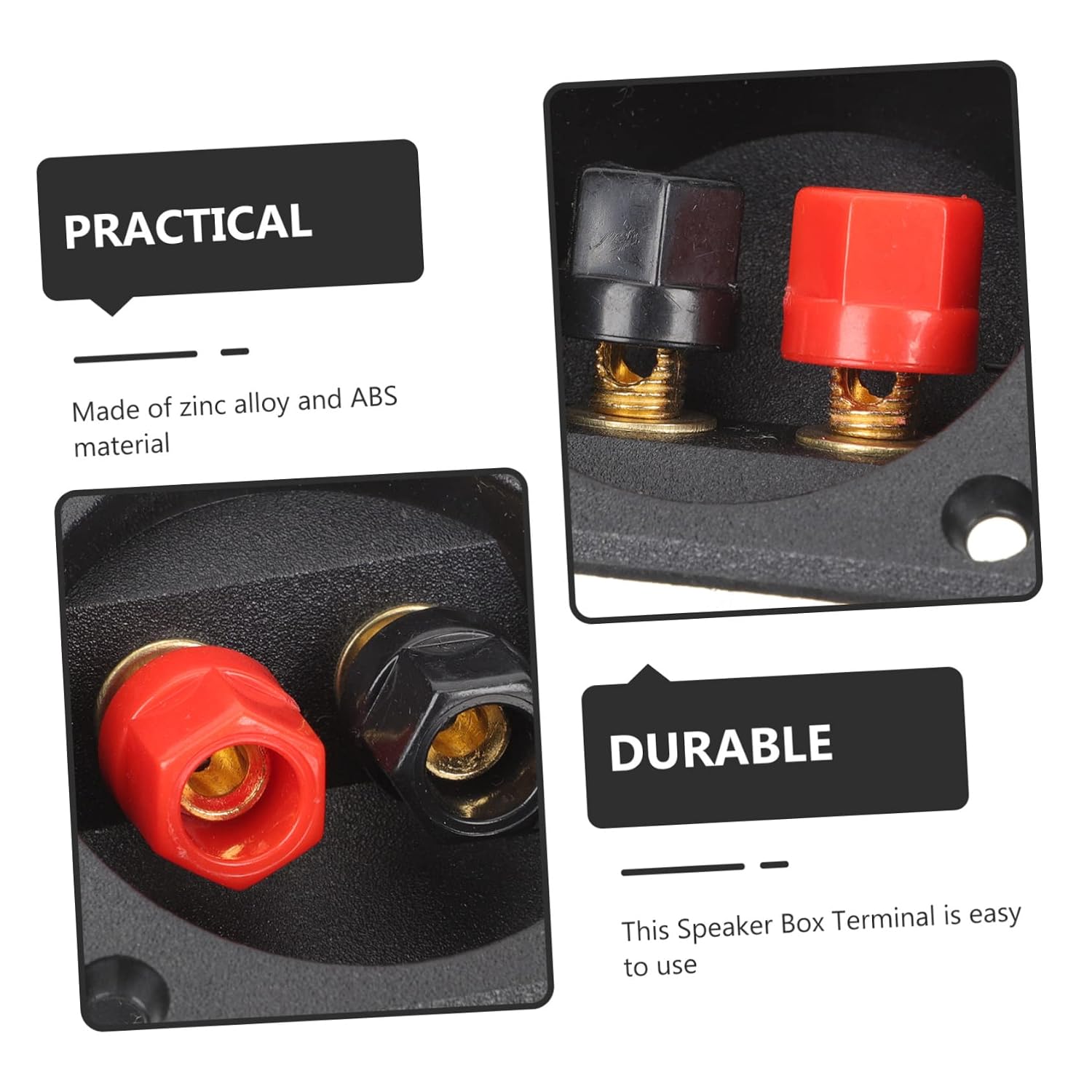 Angoily 10-Piece Car Speaker Box Terminal Connectors DIY Speaker Wiring Kit for Audio Systems