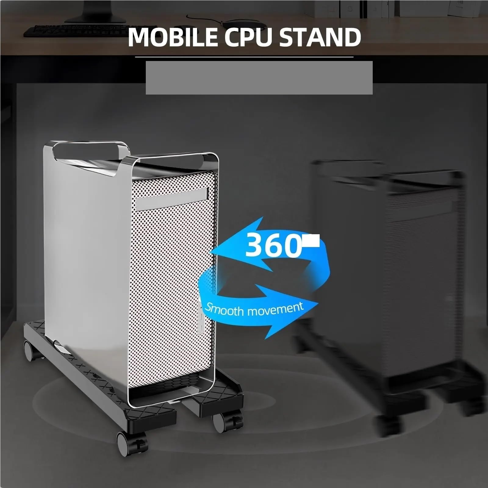Mobilny stojak na procesor, Stojak na komputer PC, pod biurko, wielokolorowy