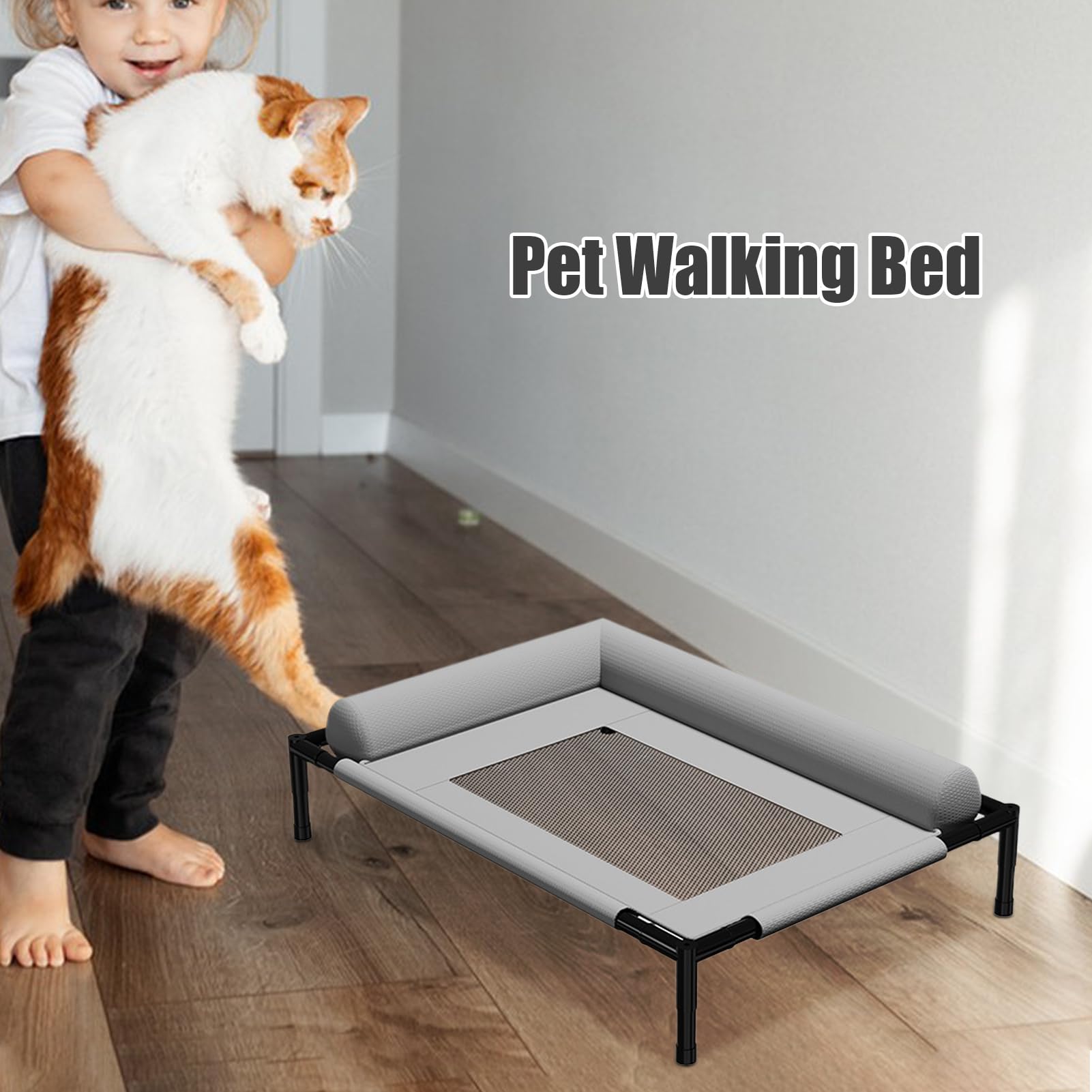 Hundebett Kühlendes & Atmungsaktives Outdoor Hundebett | Hundezubehör Für , , Ausruhen Im Garten, Zuhause, Wohnzimmer, Schlafzimmer, Auto, Büro Und Draußen