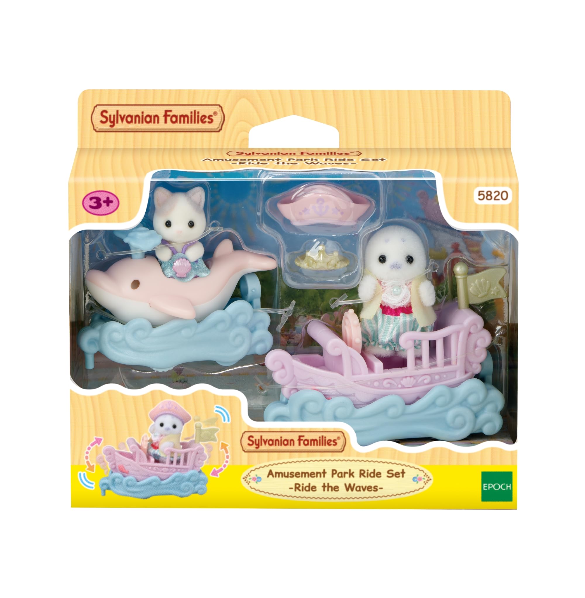 Sylvanian Families - 5820 Veicoli da Sogno - barca & balena -