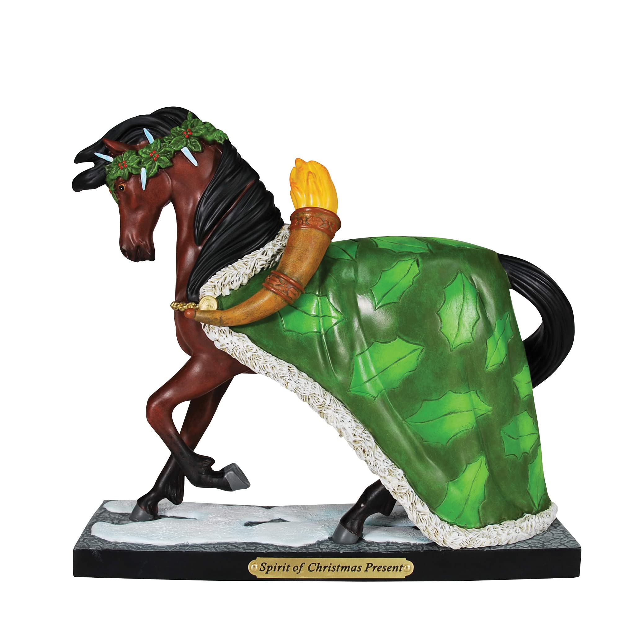 Figurine Trail of Painted Ponies Spirit Enesco 18 cm, sculpture équestre de prestige