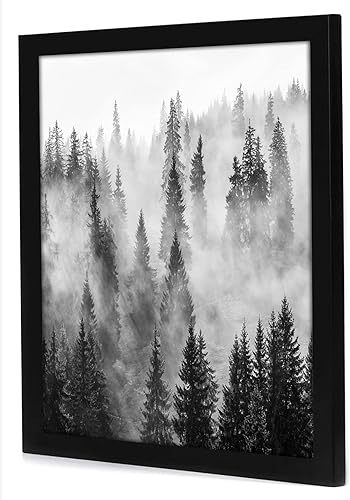 Miniatura 6 de Americanflat - Portarretratos de madera industrializada Epic Collection, diseño cuadrado y ancho de 24 x 24 pulgadas con plexiglás pulido, para