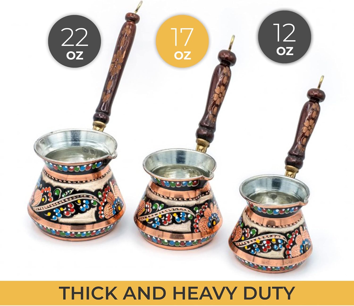 Copper Turkish Coffee Pot, Greek Arabic Coffee Maker, Handmade Ottoman